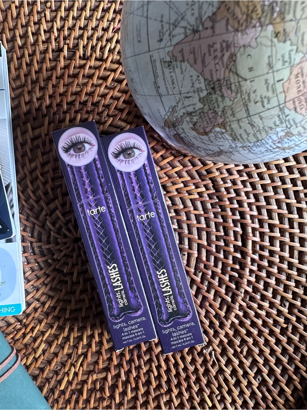 tarte “Lights, Camera, Lashes” Black Mascara Set of 2 New in Box